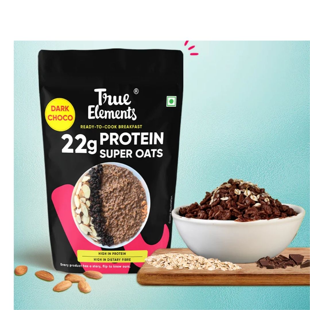 Super Oats Dark Chocolate 400gm True Elements