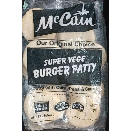Super Vege Burger Patty  (80 gm) 1.2 kg  Mccain