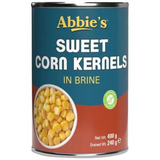 Sweet corn kernels 400 gm Abbie's