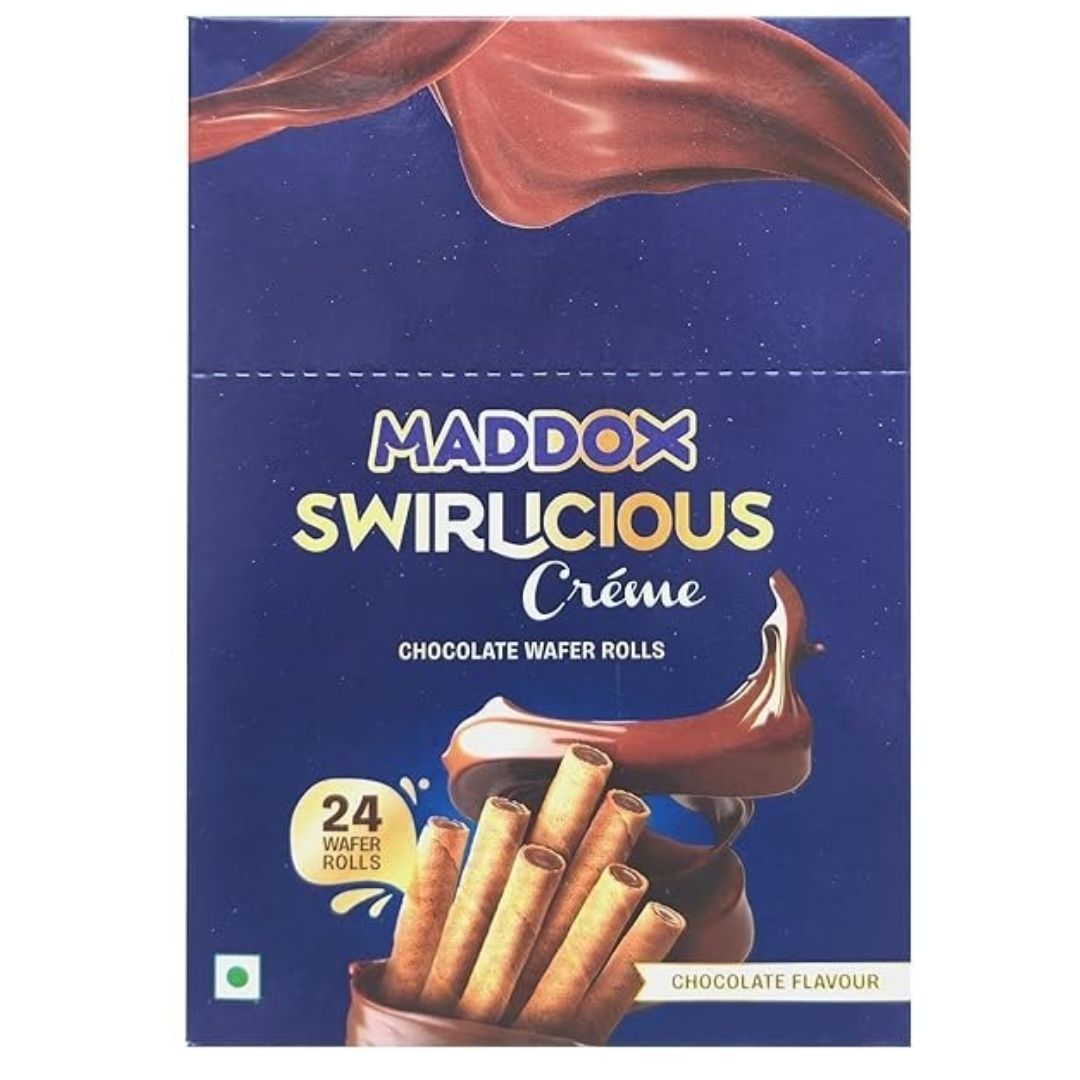 Swiricious Creme 252g Chocolate Wafer Roll Maddox