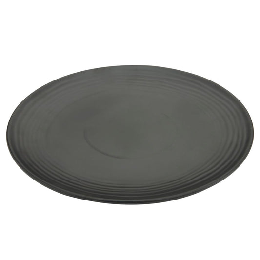 Swirl Dinner Plate 27.5 cm Black