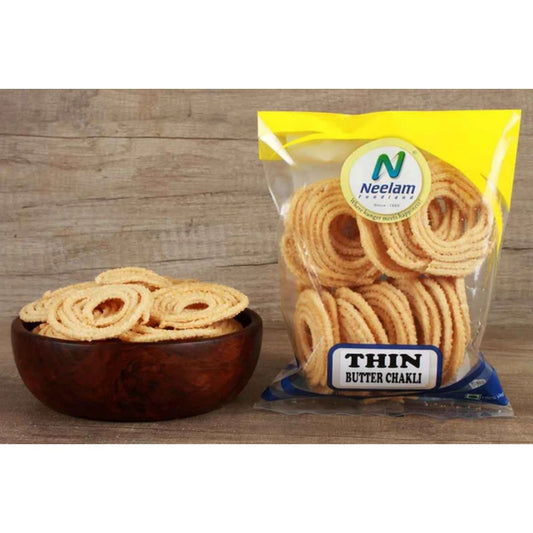 THIN BUTTER CHAKLI 100 GM NEELAM