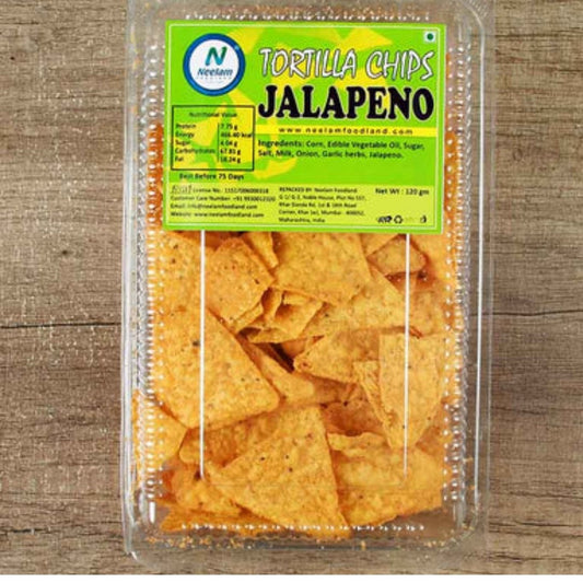 TORTILLA CHIPS JALAPENO 120 GM NEELAM