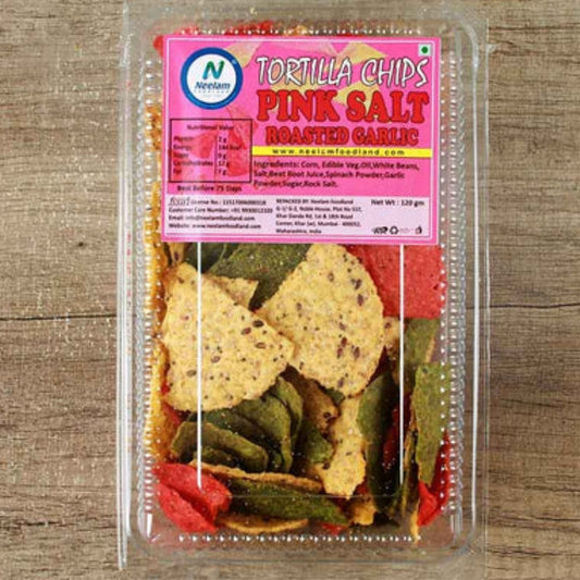 TORTILLA CHIPS PINK SALT ROASTED 120G NEELAM