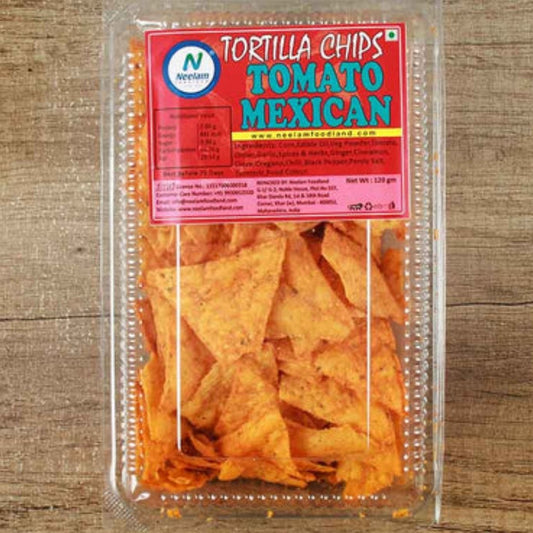 TORTILLA CHIPS TOMATO MEXICANA 120G NEELAM