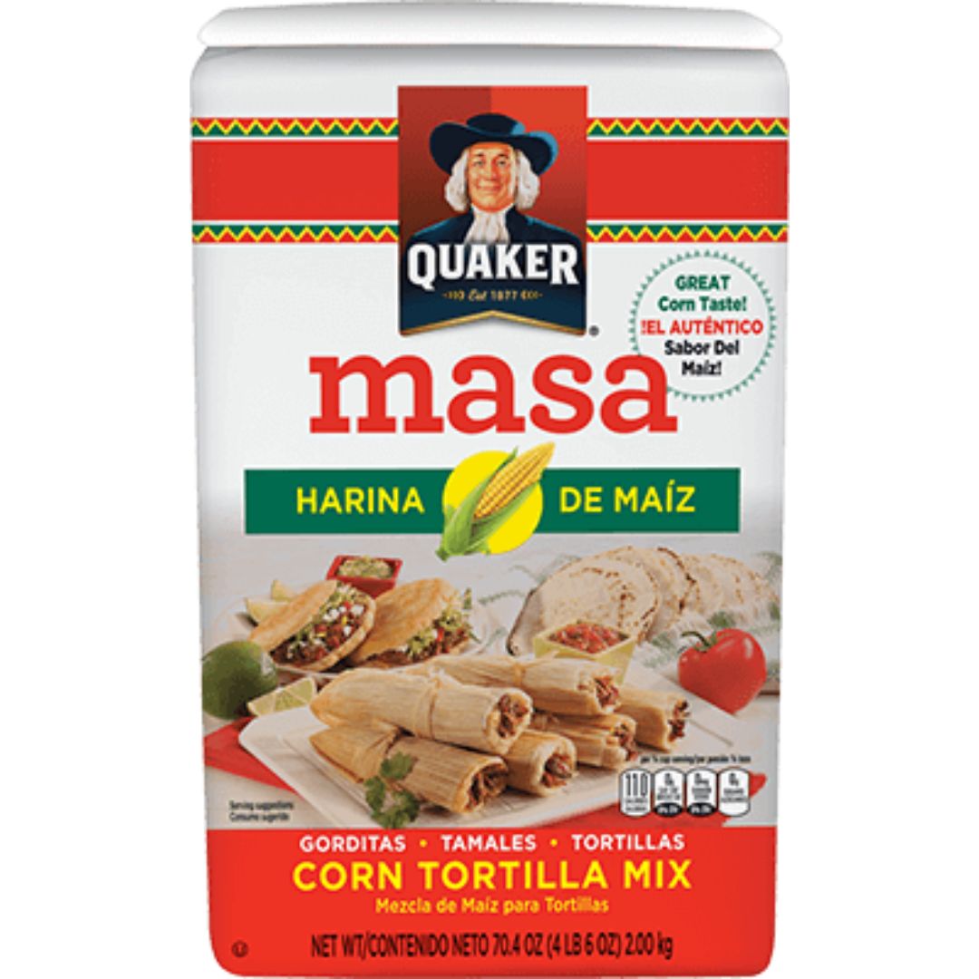 TORTILLA MIX MASA HARINA DE MAIZ 2KG QUAKER – JITCO