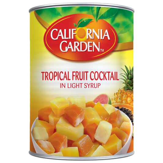 TROPICAL FRUIT COCKTAIL IN LIGHT SYRUP WITH EOE California Garden