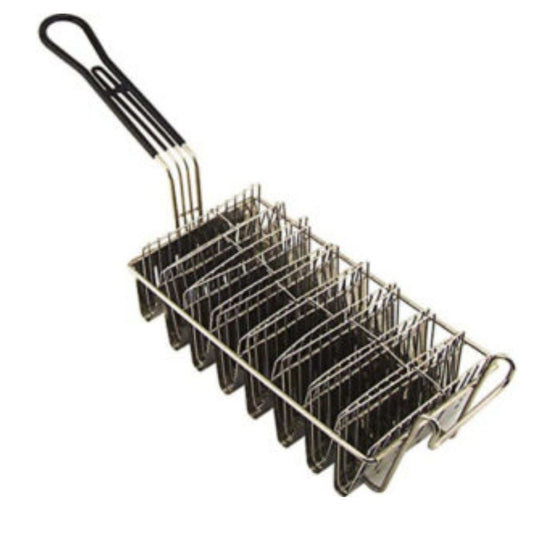 Taco Fryer Basket 8 Compartment Stainless Steel