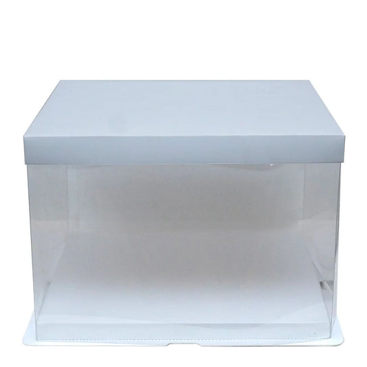 Tall Cake Box - (10_x10_x7.5_) - White( Window) In Stock