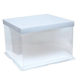 Tall Cake Box Square - (10.5_x10.5_x9.5_) - White