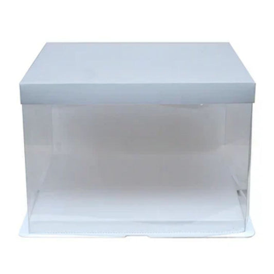 Tall Cake Box Square - (9_x9_x6.5_) - White