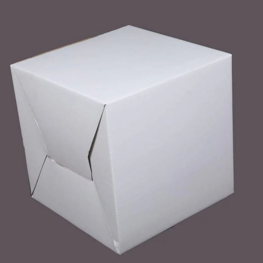 Tall Cake Box (12x12x12) Plain White