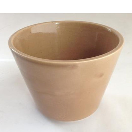 Tan Brown Rice Bowl D- 4” x H- 3.25” ArtEvo