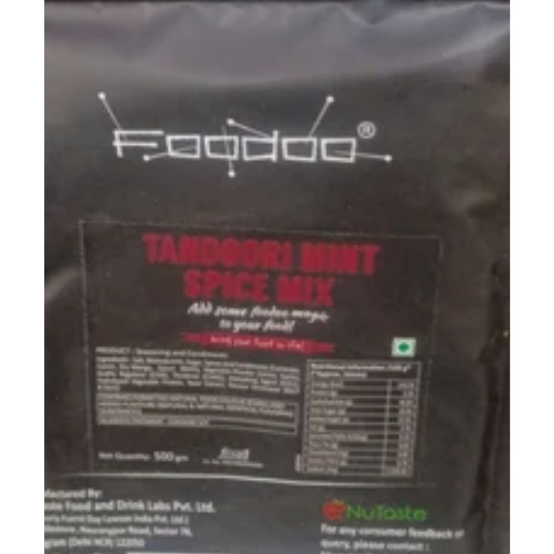 Tandoori Mint Spice Mix 500 gm  Foodoo