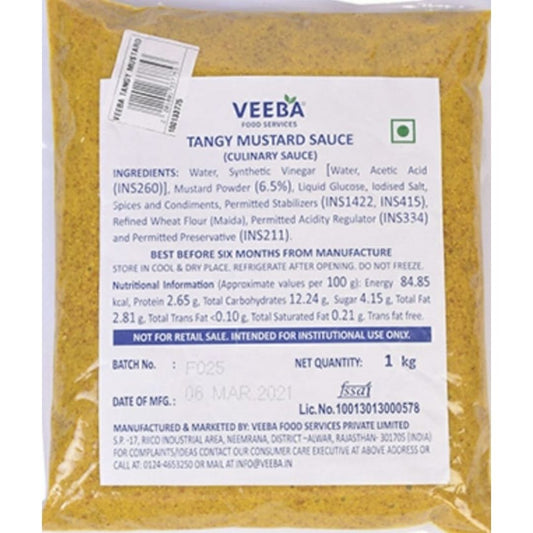 Tangy Mustard Sauce 1 kg Veeba