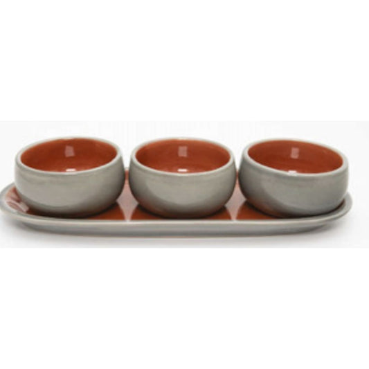 Terracotta Collection Round Edge Katori Set D-8cm_H-4cm ArtEvo