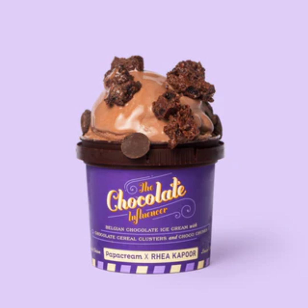 The Chocolate Influencer Ice Cream 450ml Papacream