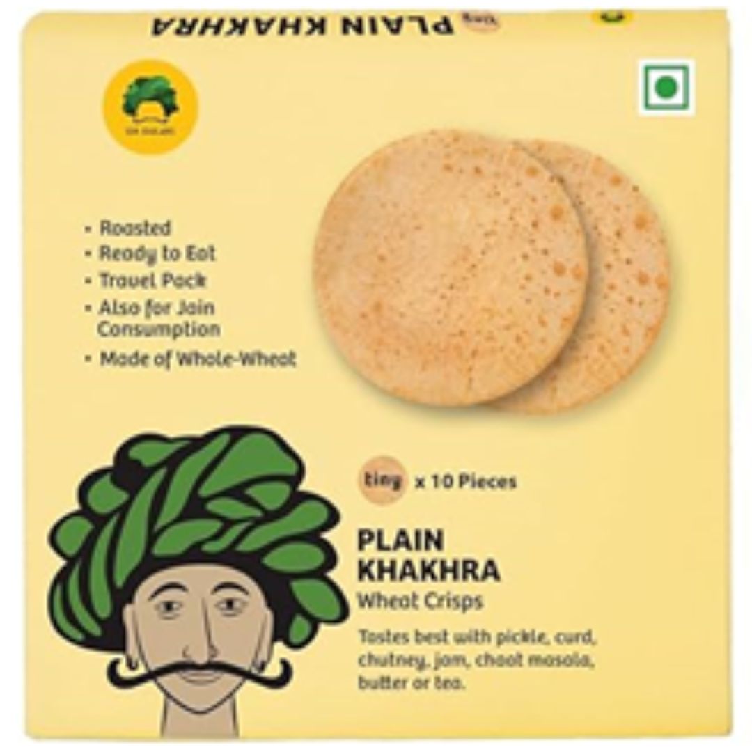 Tiny Plain Khakhra (Pack of 10 pcs)  Gulabs