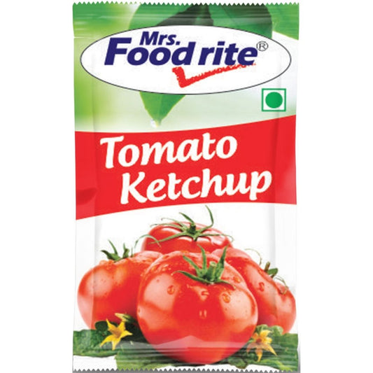 Tomato Ketchup - Premium Cut / Mat (10gm  x 100pcs) Mrs Food rite