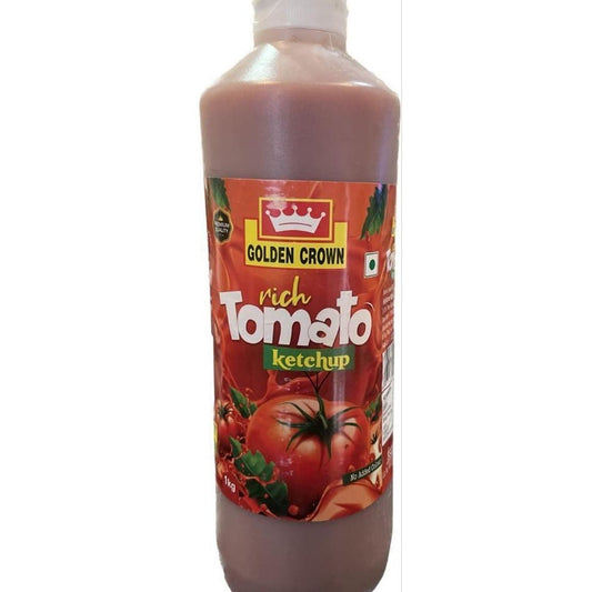 Tomato Ketchup  (Pet Bottle) 1 Kg  Golden Crown