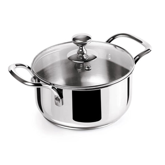 Tri Ply Stainless Steel Casserole With Lid Milton