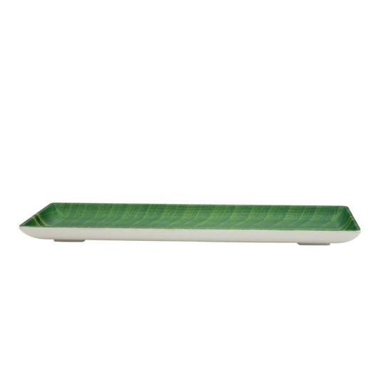 Trinity Rectangular Platter 26.5_9.5 cm Banana Leaf