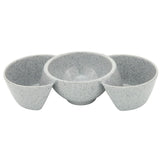 Trio Pickle Bowl 20 cm Speckle Grey