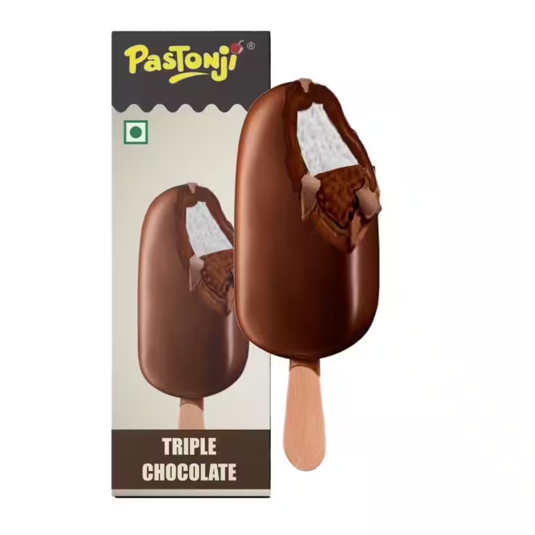 Triple Chocolate Ice Cream Bar Pastonji