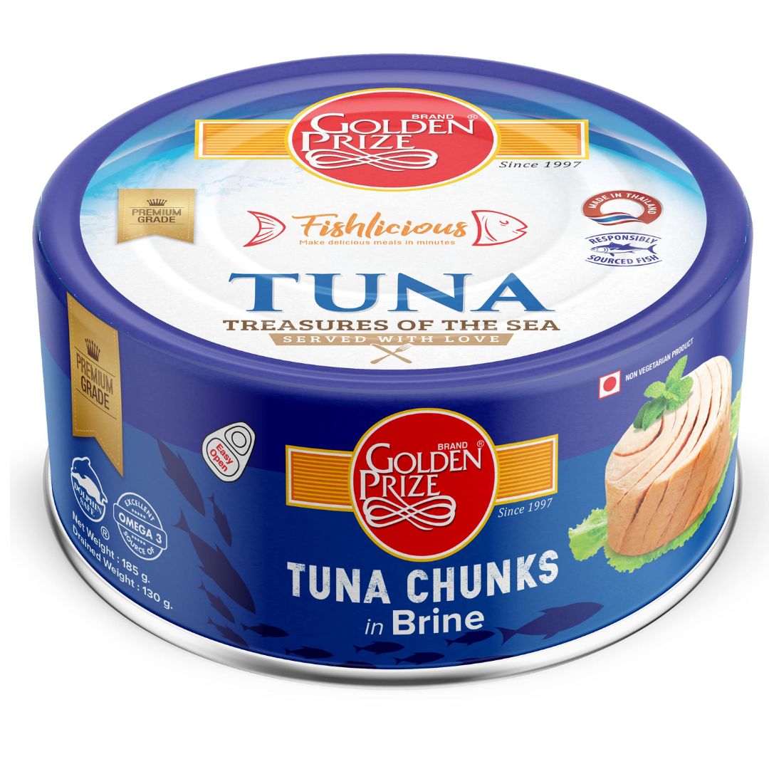 Tuna Chunks in Brine 185g Golden Prize