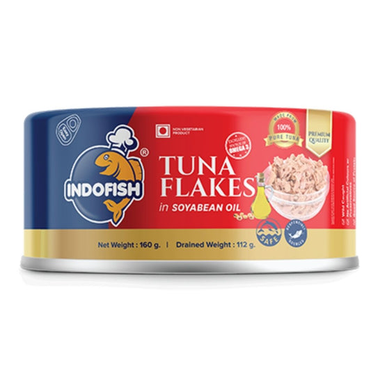 Tuna Flakes In Soya Bean Oil 160g Indofish