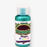 Turquoise Edible Metallic Paints Magic Colours