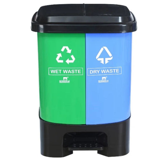 Twin Dustbin 10L Nilkamal