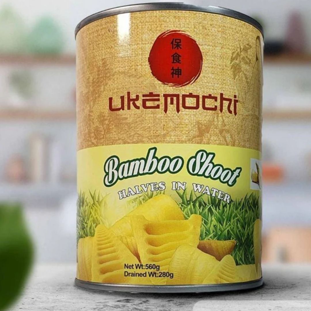 UKEMOCHI CANNED BAMBOO SHOOT HALF IN WATER 507G OISHII