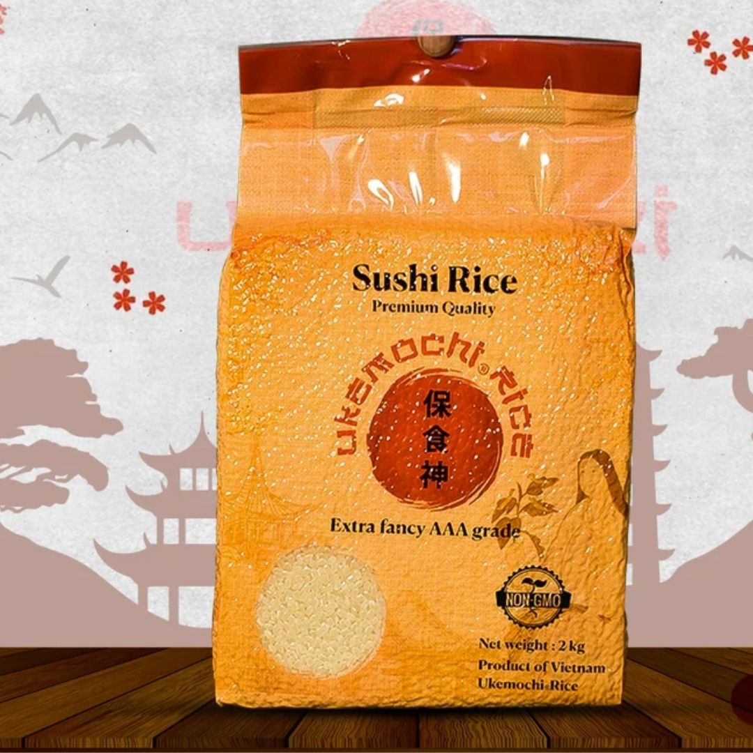 UKEMOCHI SUSHI RICE 2KG OISHII