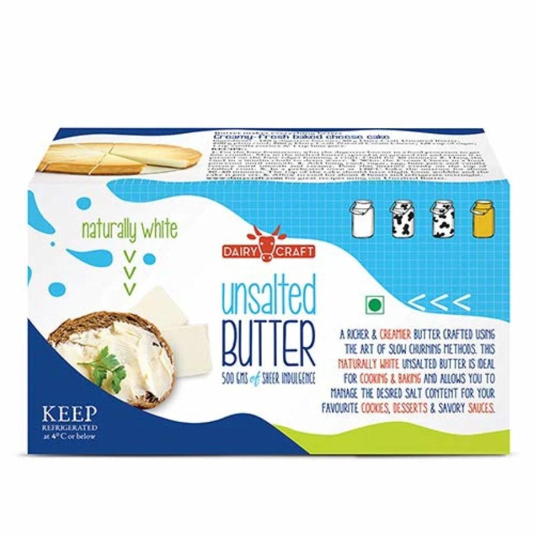 Unsalted Butter 500 gm Dairy Craft