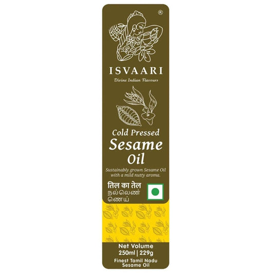 Untoasted Sesame Oil 250ml Isvaari