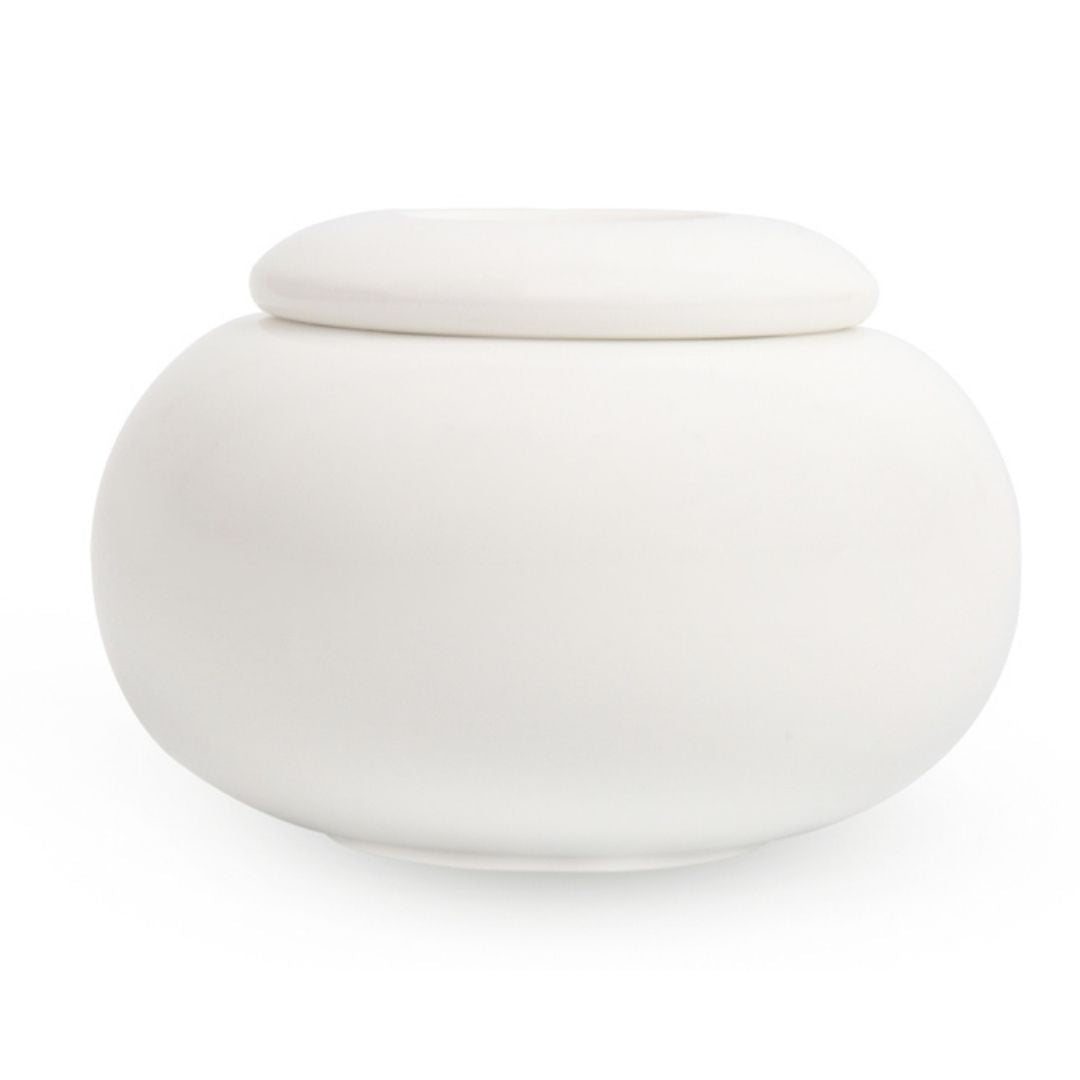 VITAL COUPE SUGAR POT  Ivory