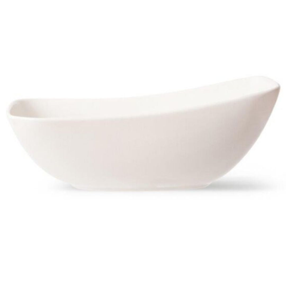 VITAL RECTANGLE ELEVATED BOWL Ivory