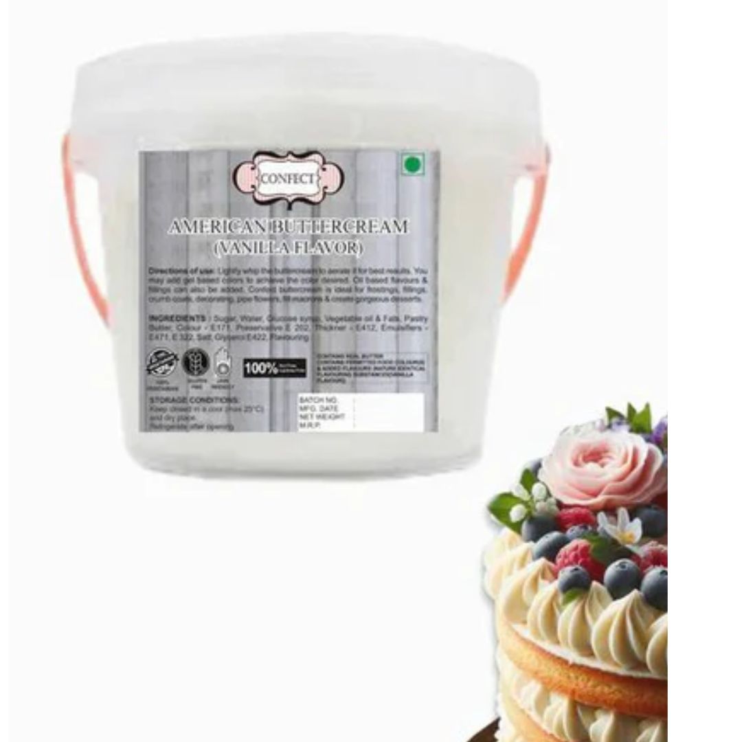 Vanilla American ButterCream 700 Gms Confect