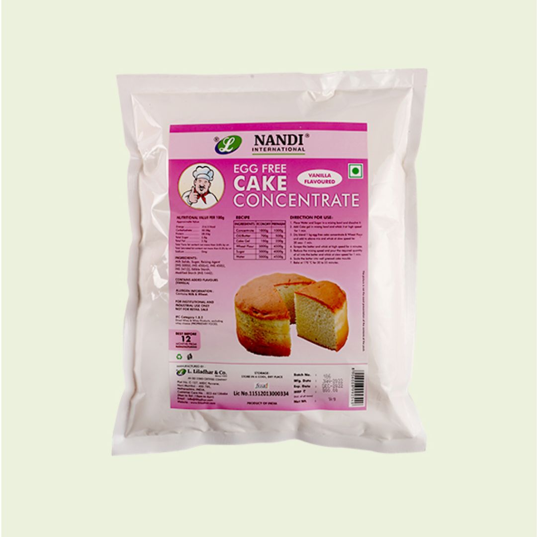 Vanilla Cake Concentrate 1kg Nandi