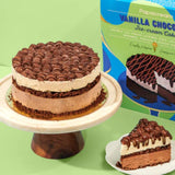 Vanilla Chocolate Ice Cream Cake 1kg Papacream