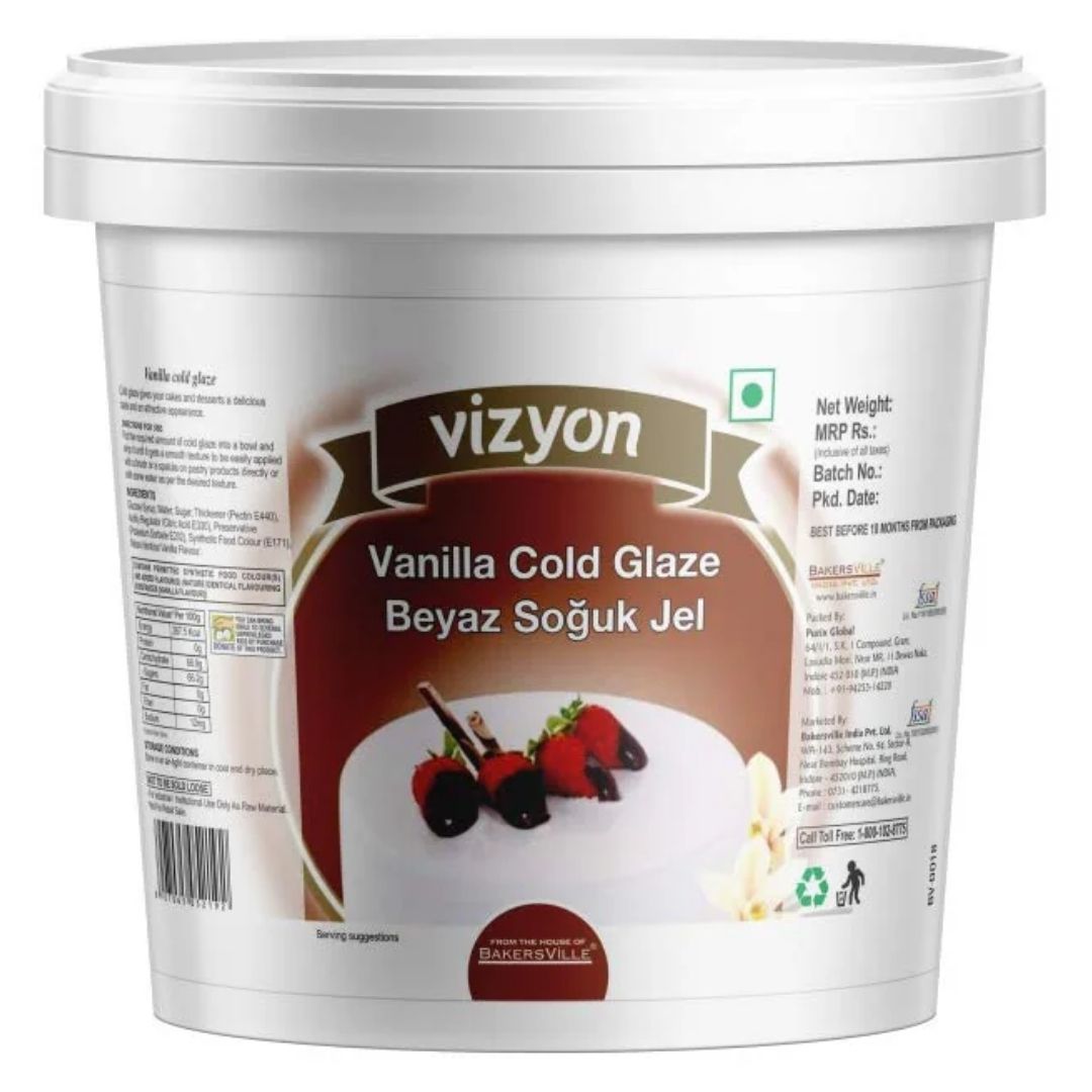 Vanilla Cold Glaze 900 Gm, Vizyon