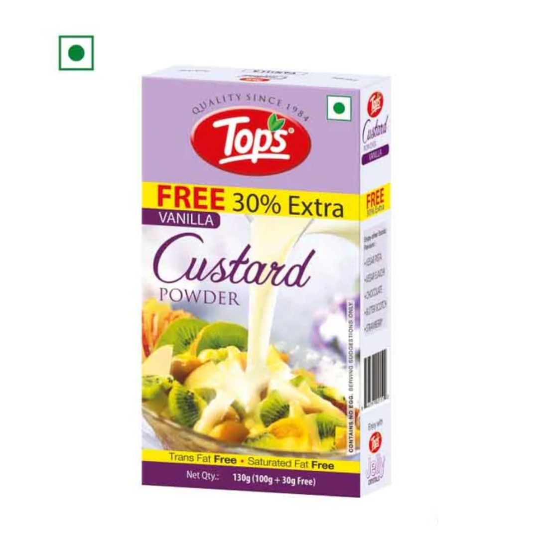 Vanilla Custard Powder 130g Tops