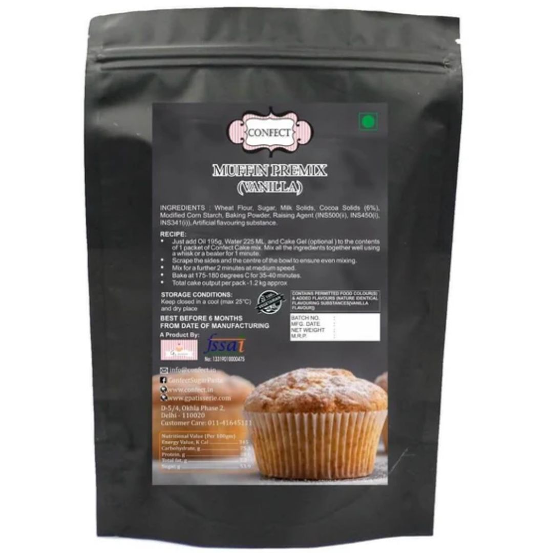 Vanilla Muffin Premix 800 Gms Confect