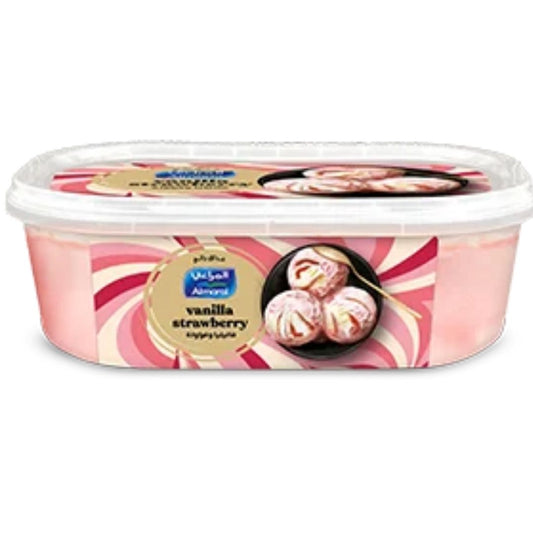 Vanilla Strawberry Ice Cream Almarai