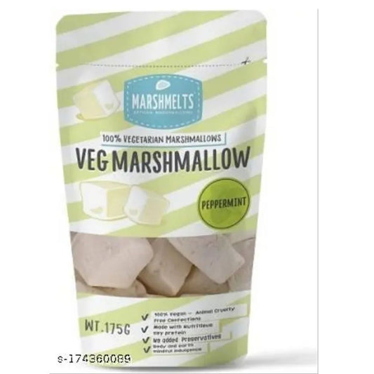 Veg Marshmallow Peppermint, 175g Marshmelts