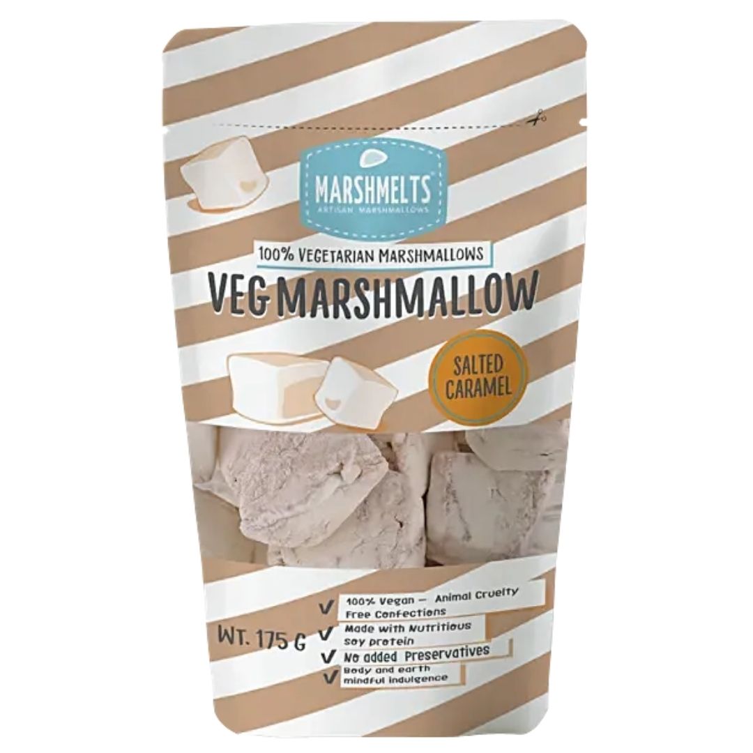 Veg Marshmallow  Salted Caramel, 175g Marshmelts