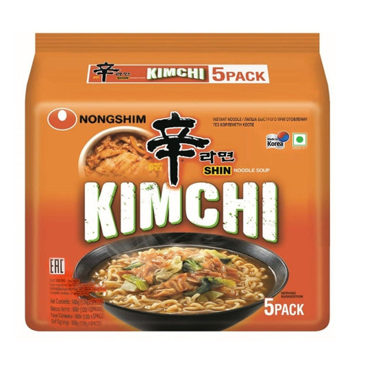 Vegan Shin Ramyun Kimchi Instant Noodle 600gm Nongshim