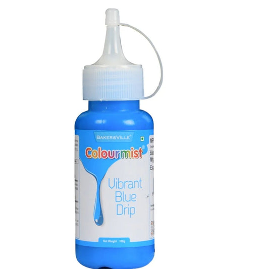 Vibrant Blue Colourmist Cake Decorating Drip 100g Bakersville