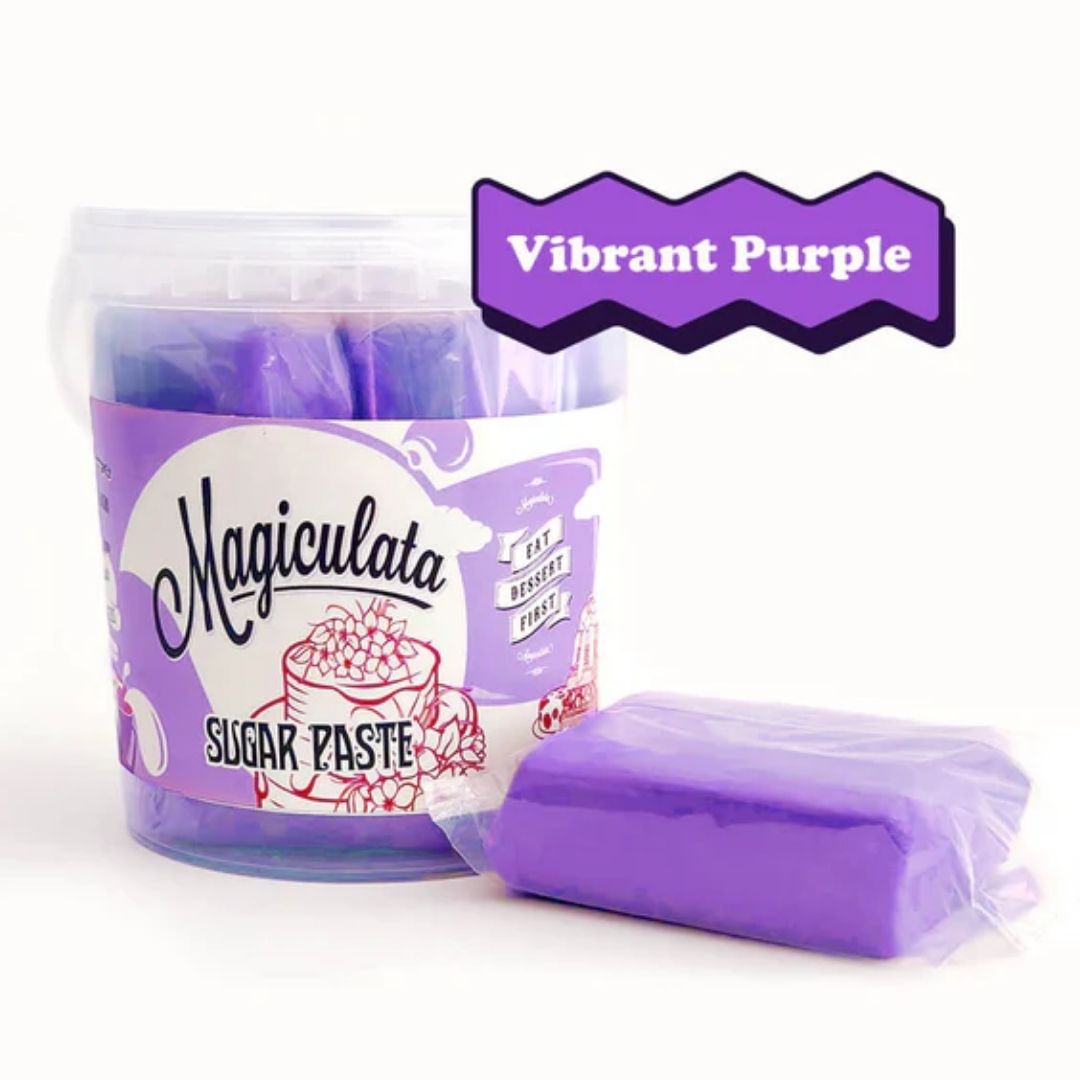 Vibrant Purple Fondant & Sugar Paste Magic Colours